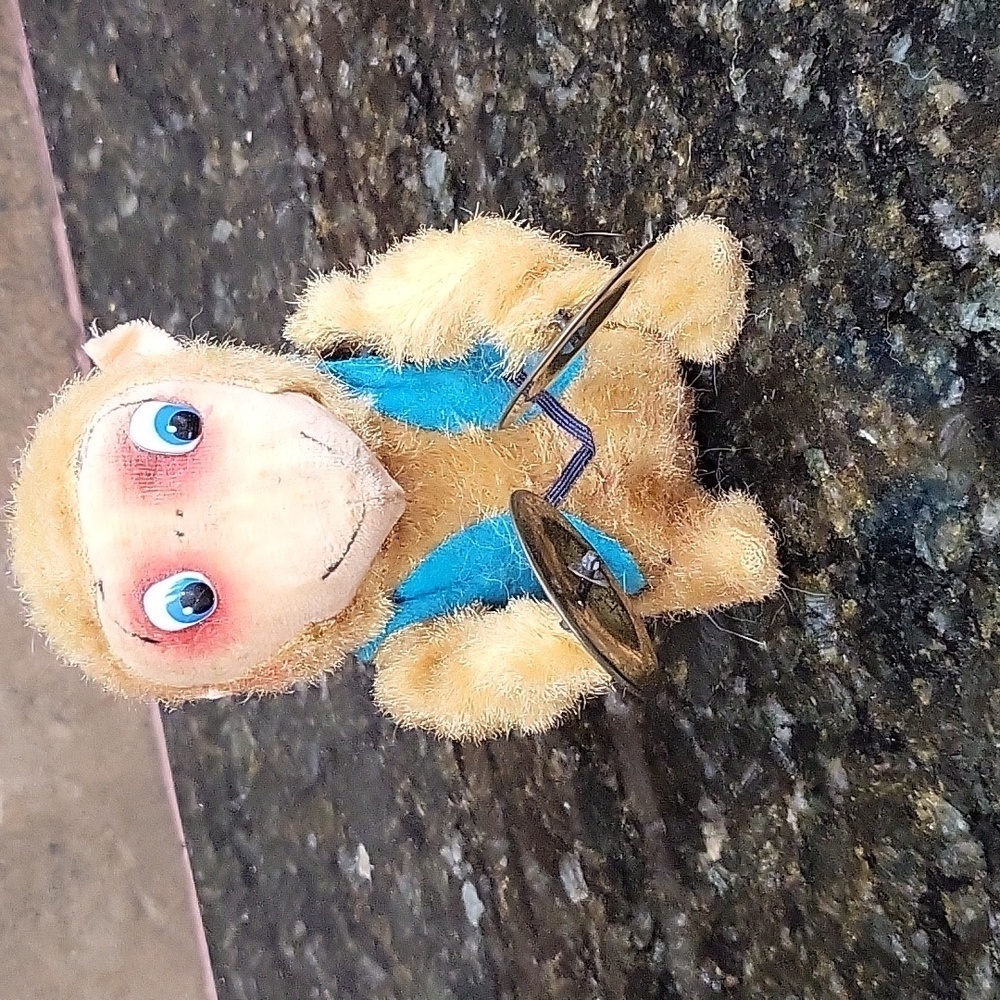 Vintage Monkey with Cymbals Non Working